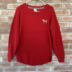PINK Victoria’s Secret Fair Isle Sequin Crewneck Sweatshirt Spirit Jersey Small